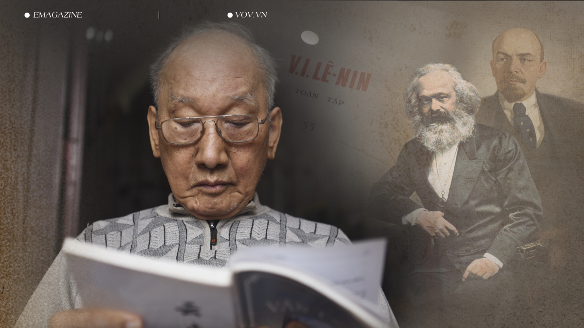 Đảng viên lão thành dành hơn 30 năm sưu tập bộ sách Lenin toàn tập